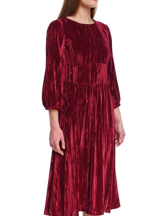 Бордова сукня MAX&CO : фото 5 - Invogue